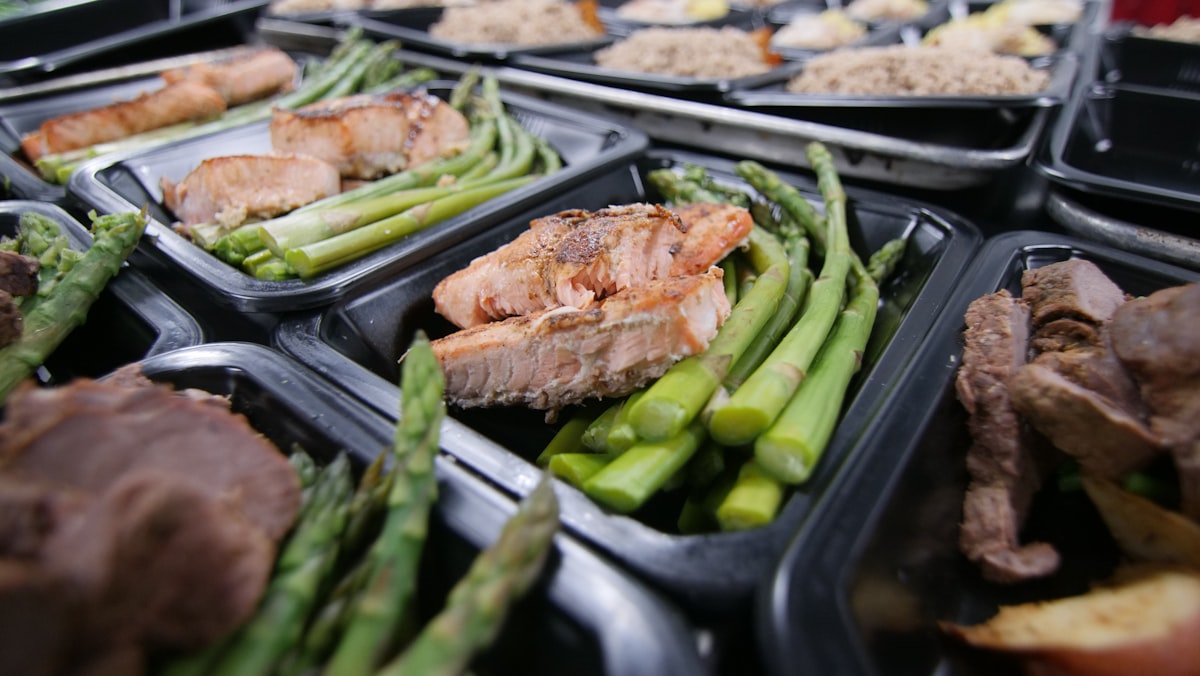 Fresh vegetables and meal prep ingredients